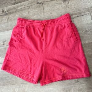 Nike Women's Pink Athletic Sweat Shorts